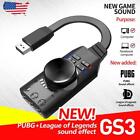 Gs3 7 1 Channel Sound Card External Usb Audio 3 5mm Headset Stereo For Notebook