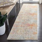 Safavieh Madison Kebo Abstract Runner Rug  Grey turquoise  2 2  X 8 