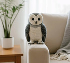 Realistic Barn Owl Amigurumi Pattern     Black White Crochet Owl Pdf Plush Toy