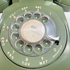 Vintage Stromberg Carlson Rotary Phone Green 1960 70 Made In Usa
