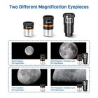 65090eq Professional Astronomical Telescope For Adults With 2x Barlow Lens
