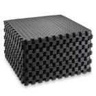 Open Box - 30 Gym Exercise Flooring Mats - 24  Foam Workout Interlocking Tiles