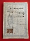 Ny Lake Erie   Western Docks And Improvement Stock 1893 A r  Macdonough 2 Stamps