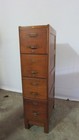 Antique Oak File Cabinet Cupboard Rare Weis