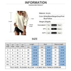 Women Solid V-neck Pullover Long-sleeved Sweater Ladies Casual Loose Tops Shirt