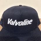 Valvoline Trucker Hat Mens Blue Mesh Snapback Vintage Cap Racing 90s Usa Made