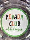 Nevada Club Of Las Vegas Vintage Ashtray-beautiful 4 Colors Over Clear Glass 