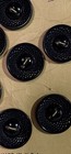 Vintage Black Buttons Lot Of 14 Two Different Styles 2 Hole 3 4    7 8   