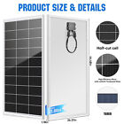 200w Watt Mono Solar Panel 12v Battery Charging Home Rv Off-grid Boat Power