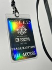 Creed 2024 Tour 3 Doors Down  Stage All Access Holographic Reprint Laminate Pass