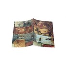 New Us Passport Holder Wallet Travel Case Vinyl Protector - Vintage Luggage