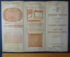 Rare Advertising Antique Catalog W Samples 1920  Progress Wool Hooked Rug Yarn