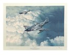 Looking For Trouble By Robert Taylor Art Print Signed By 2 Wwii Mustang Pilots