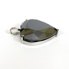 100 Ct Black Diamond Pendant Heart Shape Quality Aaa Certified   Huge Pendant