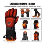 2pack 7 4v 3500mah Rechargeable Battery For Heated Gloves Heated Socks Hats