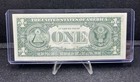 1977   1 One Dollar Bill Frn Note Offset Printing Back To Front Error Unc Z275
