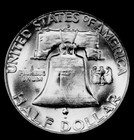 1963-d Franklin Half Dollar Gem Bu Uncirculated 90  Silver From Bu Roll