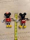 Vintage 5 1 2     Mickey Mouse Minnie Mouse Applause Figure Lot Applause Bendable