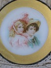 Antique Chromolithograph Flue Cover  Glass Front  Victorian 1900 Wall Art 8 