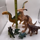 Vtg 90s Y2k Bundle Lot Zoo Safari Animals Dinosaur Rhino Turtle Schleich Otter