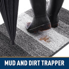 Dog Door Mat For Muddy Paws  Absorbs Moisture And Dirt  Low-profile Entryway Mat
