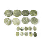 16pcs Hot Massage Stones Kit Natural Jade Heated Warmer Spa Heating Rock Therapy