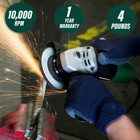 Metabo Hpt 4-1 2-in Angle Grinder Tool  6 2-amp  G12sr4