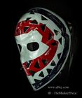 Ice Hockey Mask Goalie Helmet Wearable Decor Montreal Ken Dryden Worn-out G43