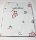 New Pottery Barn Kids Toddler Duvet Garden Bug Percale Butterflies Pink Girly