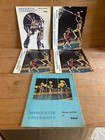 Marquette Warriors Basketball Program Lot 1976 Depaul Sc Tulane Virginia Tech