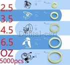 15 Sizes Dental Orthodontic Rubber Bands Elastics Latex Braces 3 5  5 0  6 5 Oz