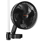 2025 Spider Farmer 6   Grow Tent Clip Fan  Auto Oscillation  10-speeds  Ec Motor