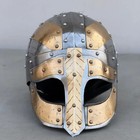 Medieval Knight Steel Norse Viking Helmet Larp Cosplay   Roleplay