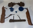 Vintage Sheriff Garrett Marx Johnny West Action Figure W accessories Coffee Pot 