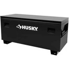 Tool Storage 60 In  W Black Steel Job Site Toolbox Great For Jobsite Storage New