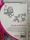 Heartfelt Creations Apple Harvest Rubber Cling Stamps  2 Pc Set Hcpc-3690