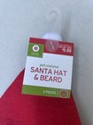 Target Pet Cat Dog Christmas Costume Santa Hat W  Beard Xmas Party New W  Tag