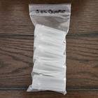 5 Guardhouse Quarter Stackable Square Plastic Coin Tubes With Snap-tight Lid