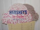Vintage Hershey   s Ice Cream Tin Double Ice Cream Menu Board