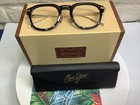 Maui Jim Sunglasses Alika  837-02  Black W Gold Titanium Frame Luxury Collection