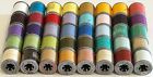 Lot Of 40 Molnlycke Machine Embroidery Thread Mixed Colors 120yd Spools New used