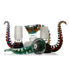 Full Reversal Color Glass Art Funnel Horn Slide Bowl 14mm Tobacco Water Pipe