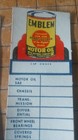 5 Vintage 50 s Emblem Oil Change Reminder Stickers