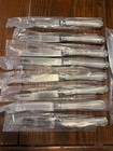 Gorham Galleria Lot 12 Dinner Knives Glossy Stainless Steel Flatware Knife