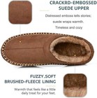 Mens Moccasin Slippers Indoor Outdoor House Slippers Warm Plush Fuzzy Memory    