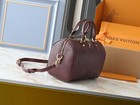 Retro Wine Red Grained Boston Bag Removable Strap Travel Handbag For Ladies