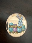 1 Oz Copper Round - Happy Easter Bunny Limited Proof Design - Free Shipping