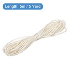 Twisted  cord  trim   5 Yard  2 5mm  3-ply  twine  braided  rope   cream White