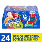 Snapple Juice Drink Variety Pack 20 Oz  24 pack  26001  220-00813
