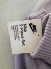 New Nike Purple White Kid s Unisex Futura Beanie glove Set 9a2961 Size 8 20